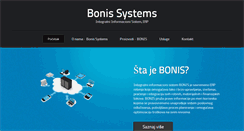 Desktop Screenshot of bonis.biz