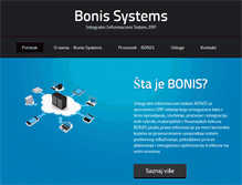 Tablet Screenshot of bonis.biz